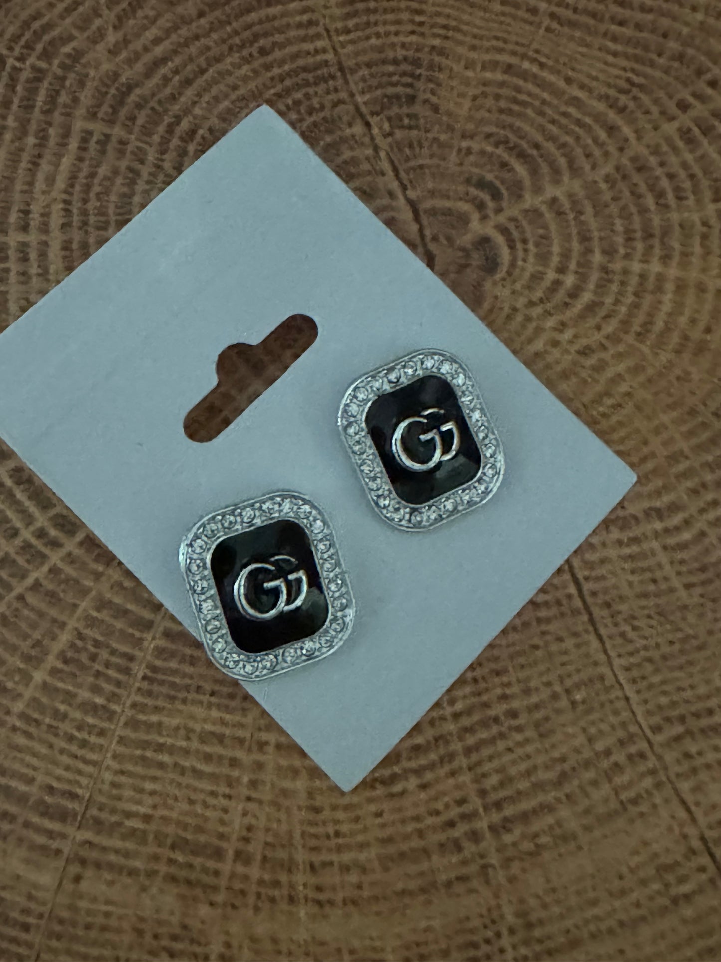 Fashion Earrings Black Post Back