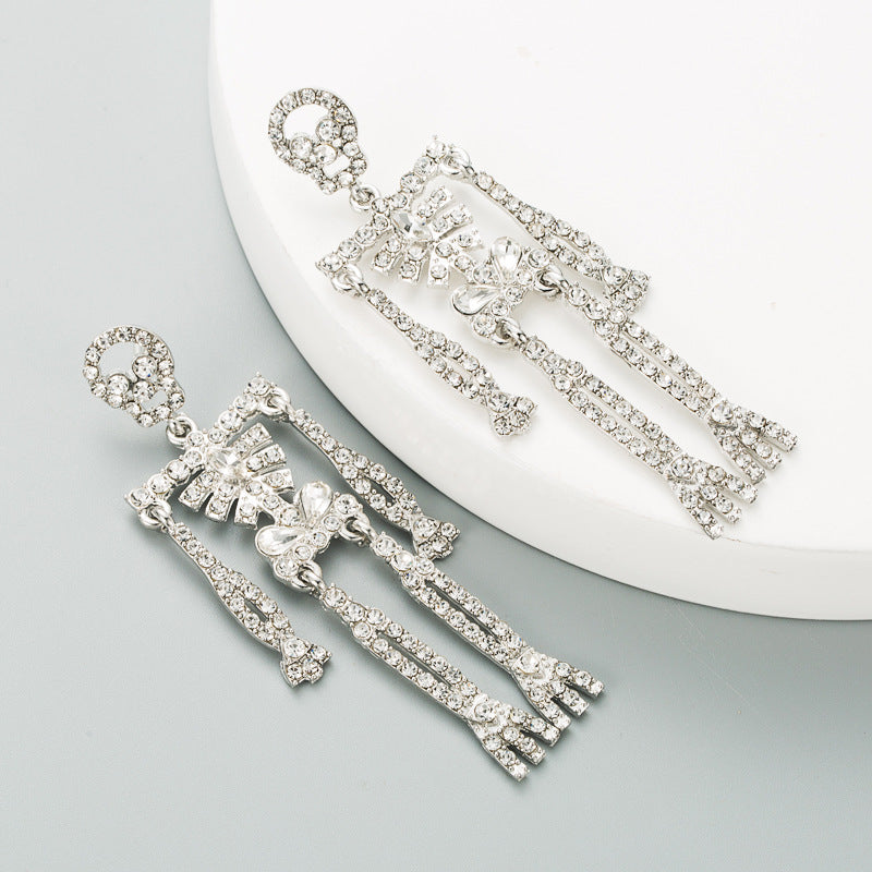 Halloween Skeleton Post Back Earrings