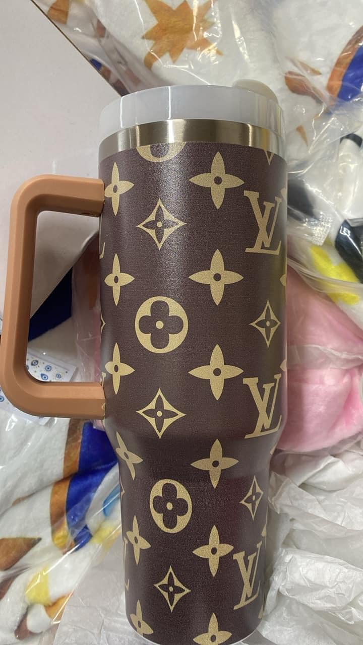 Unbranded Floral Multicolor Stainless Steel Double Insulated 40 ounce Tumbler