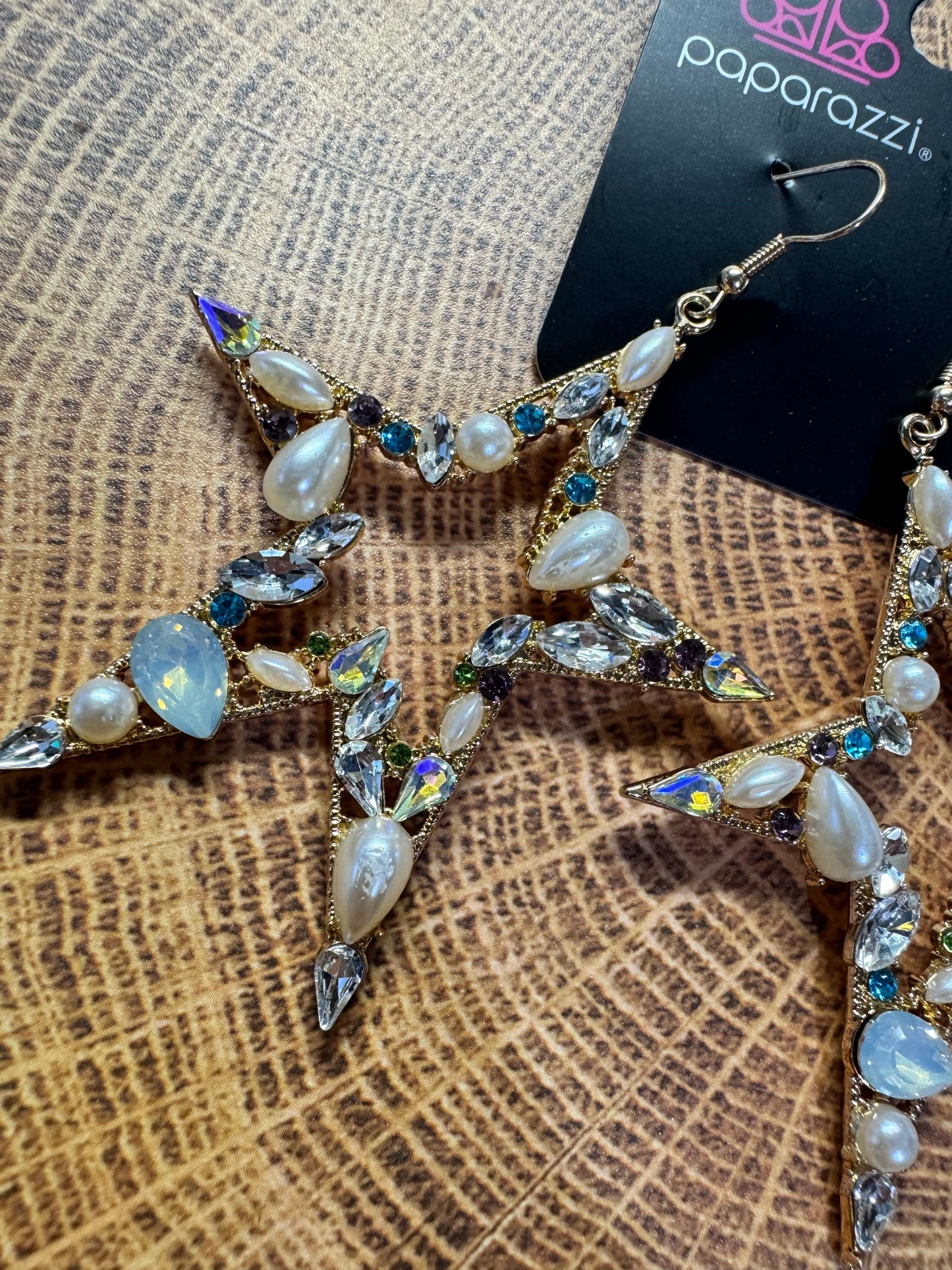 Paparazzi Variegated Value Multi Iridescent Earrings