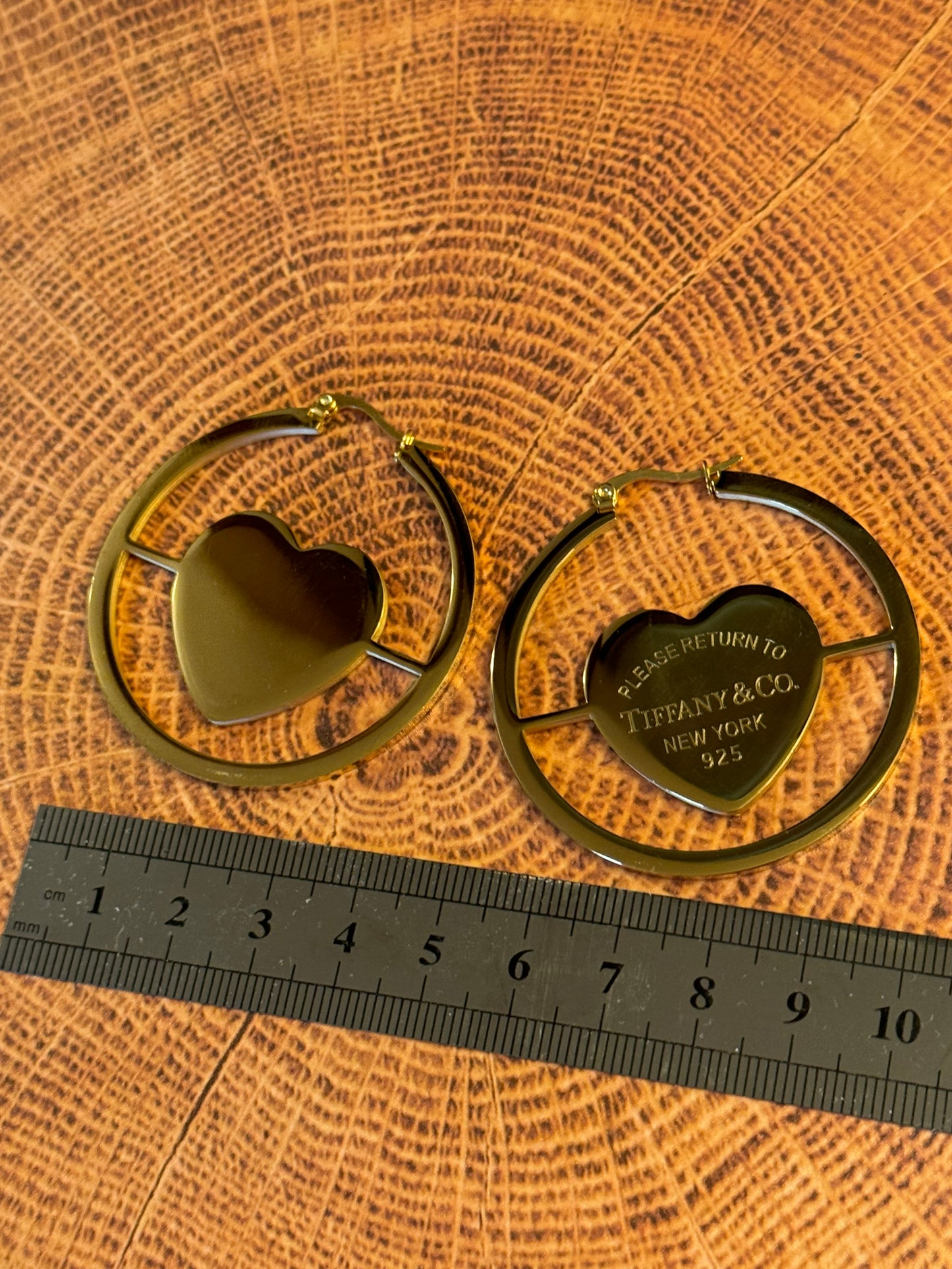 Elite Unbranded Gold Hoop Earrings J635
