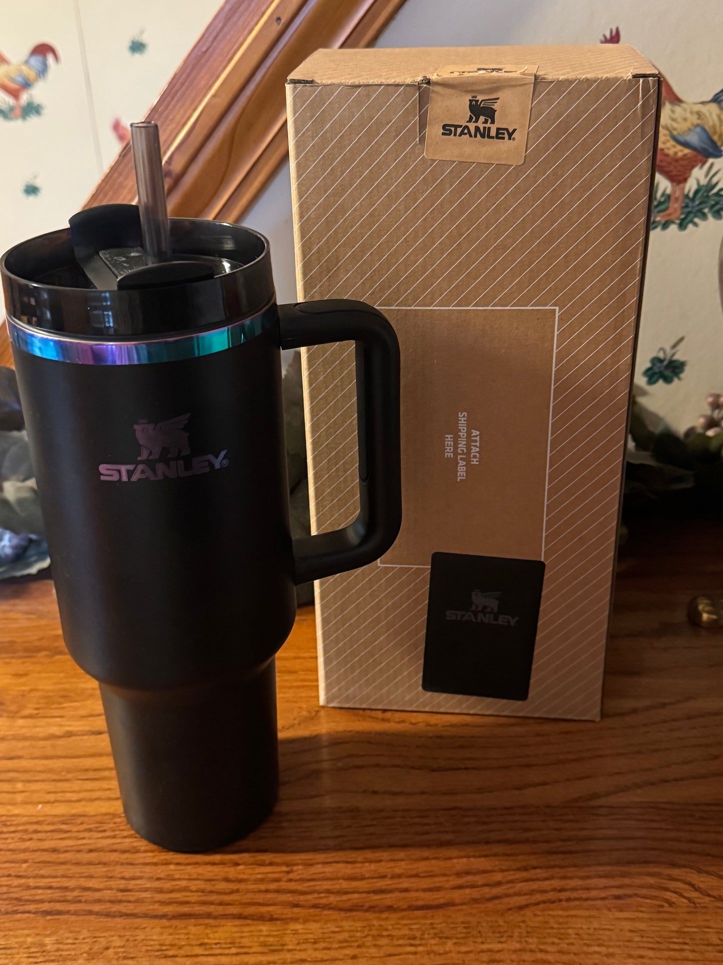 40oz Quencher H2.0 FlowState Stainless Steel Vacuum Insulated Tumbler -Black Chroma