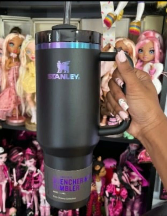 40oz Quencher H2.0 FlowState Stainless Steel Vacuum Insulated Tumbler -Black Chroma