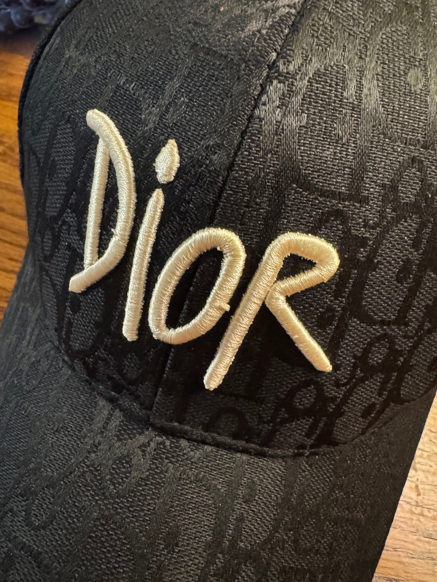 Baseball Hat Cap Hat Black and White UNbranded