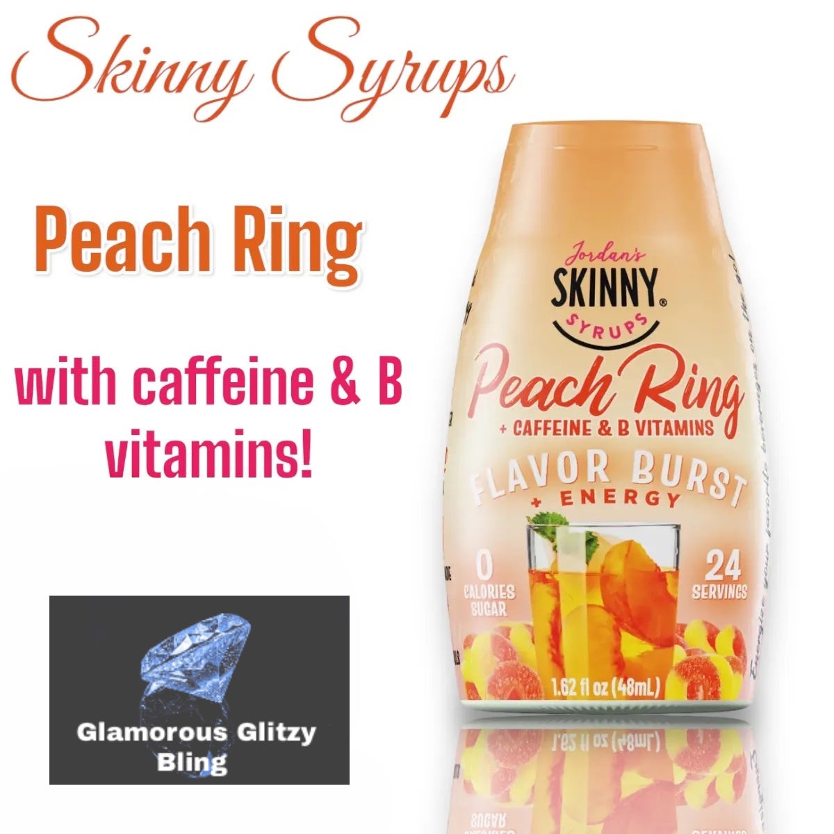 Flavor Burst Sugar Free Peach Jordan Skinny Syrup ( ON SALE )