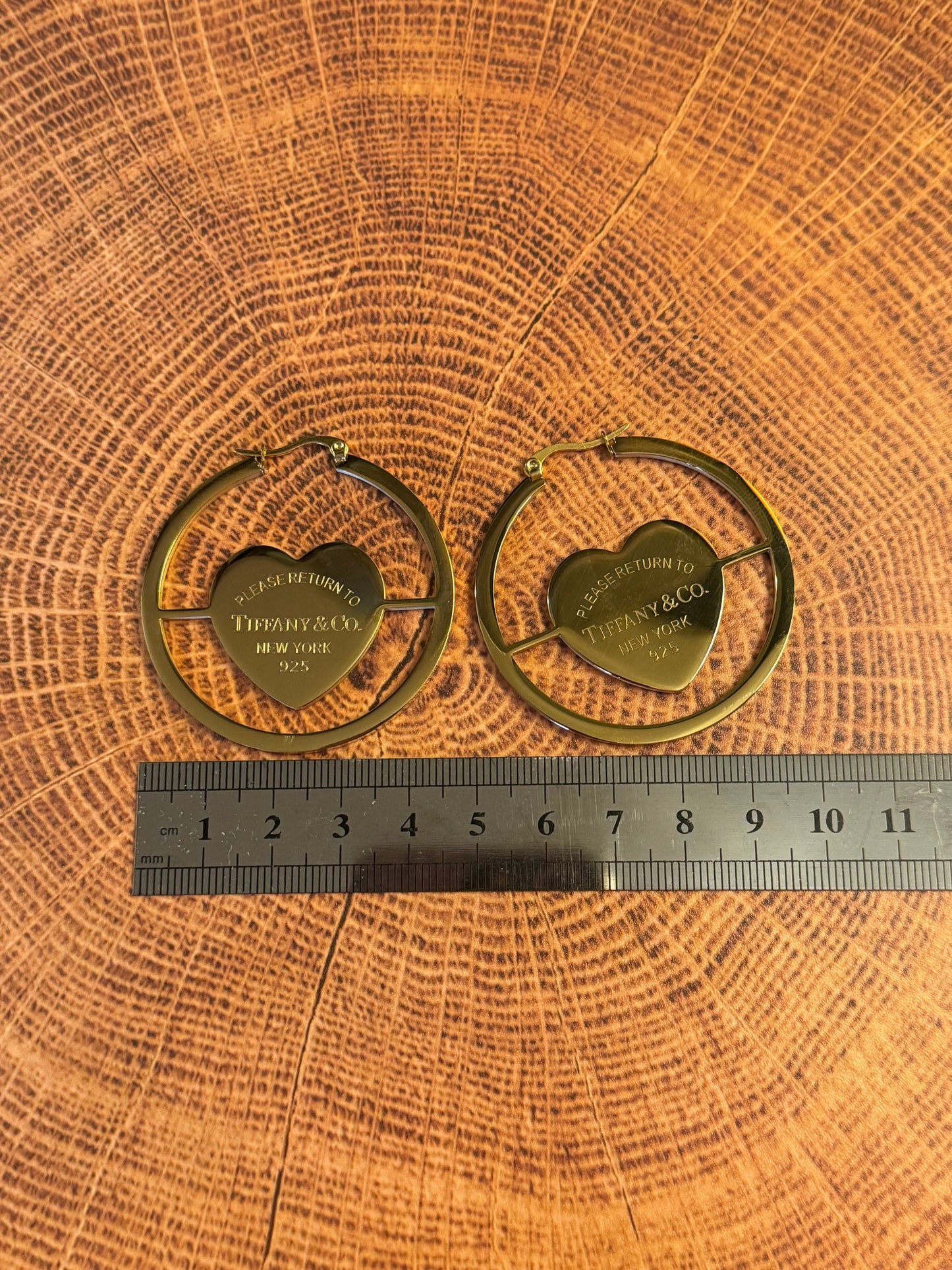 Elite Unbranded Gold Hoop Earrings J635