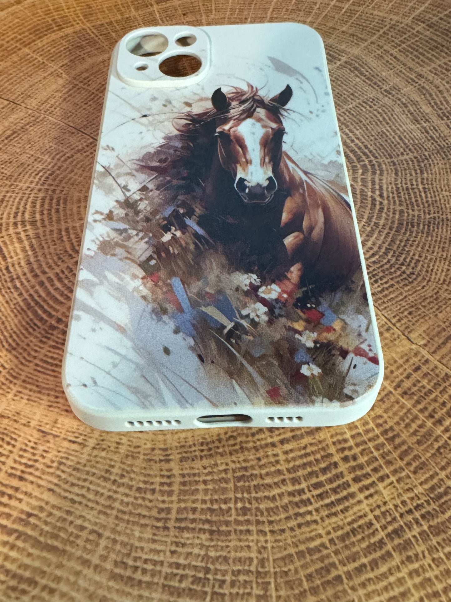 iPhone 14 or 15 Horse Galloping Soft Case