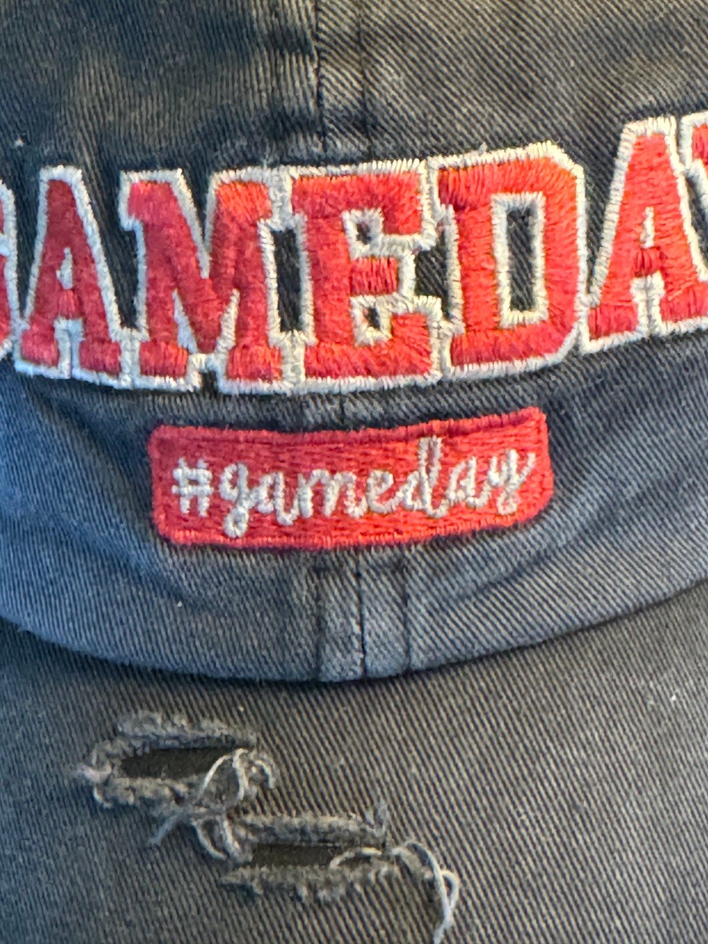 Black GAME DAY Baseball Hat