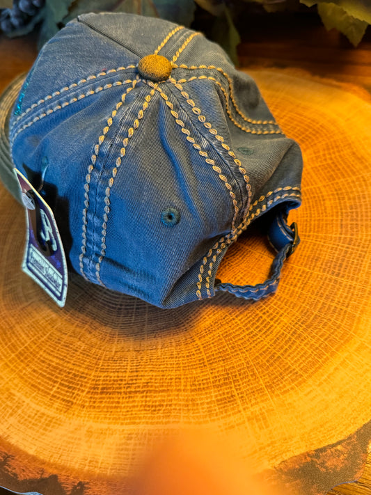 Unisex Freedom Denim Baseball Hat Cap