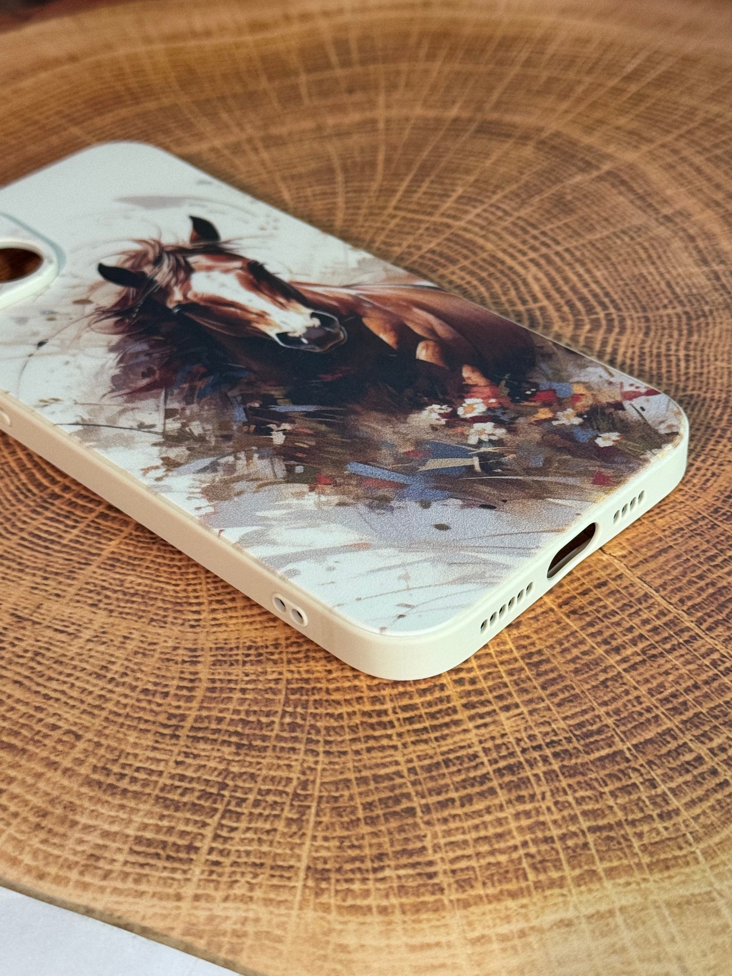 iPhone 14 or 15 Horse Galloping Soft Case