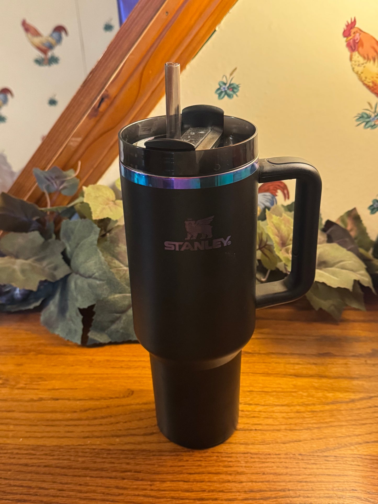 40oz Quencher H2.0 FlowState Stainless Steel Vacuum Insulated Tumbler -Black Chroma