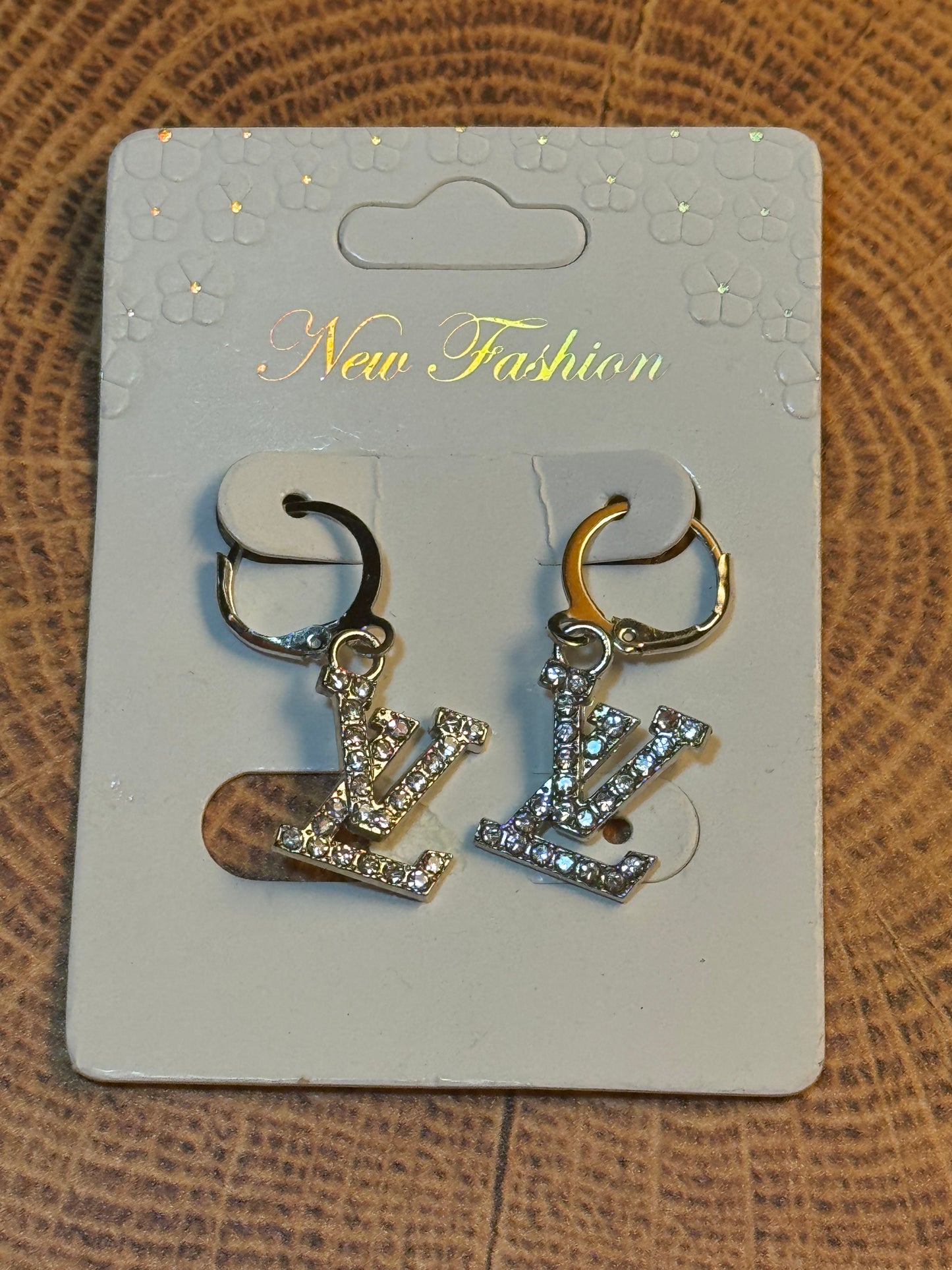 Bling Earrings Silver Unbranded