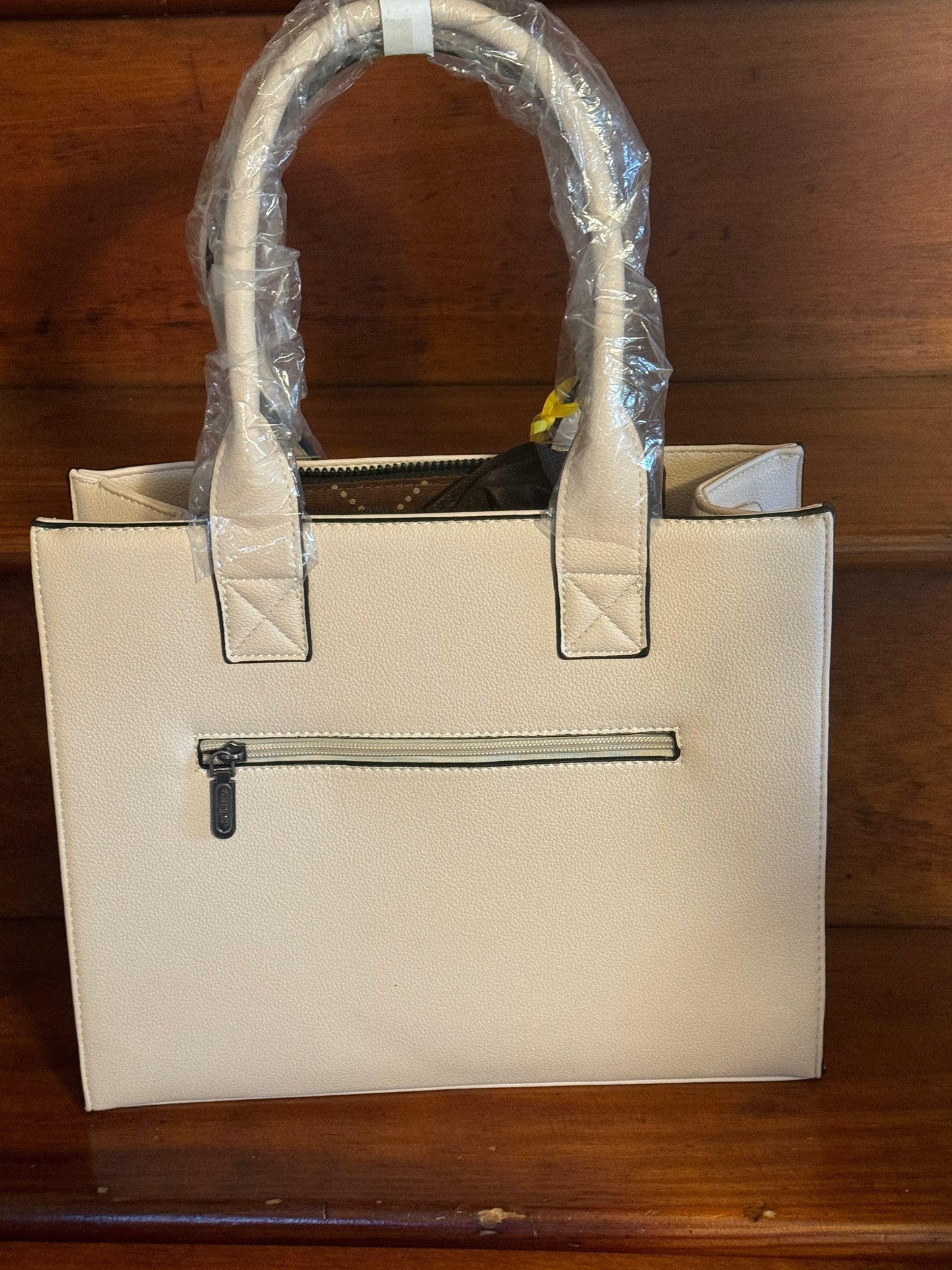 Wrangler Large Beige Whipstitch Tote