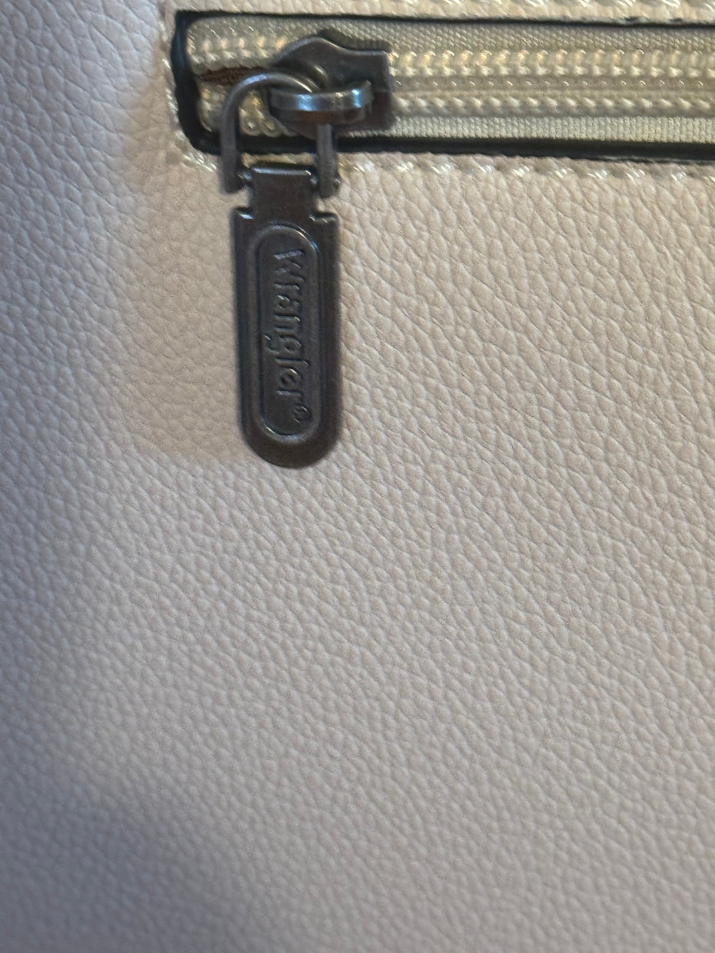 Wrangler Large Beige Whipstitch Tote