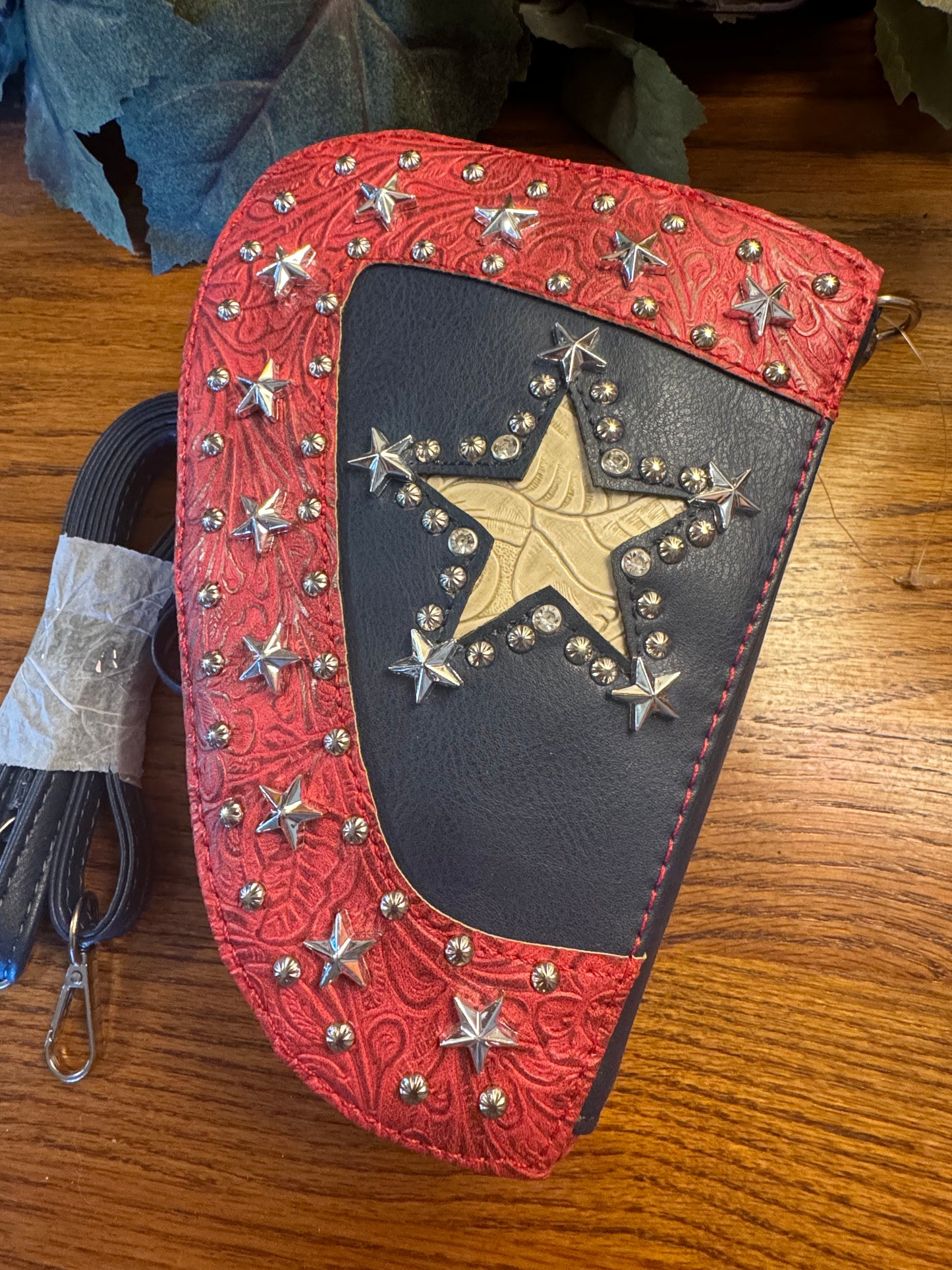 Star Red white Blue Studded Non Conceal Case