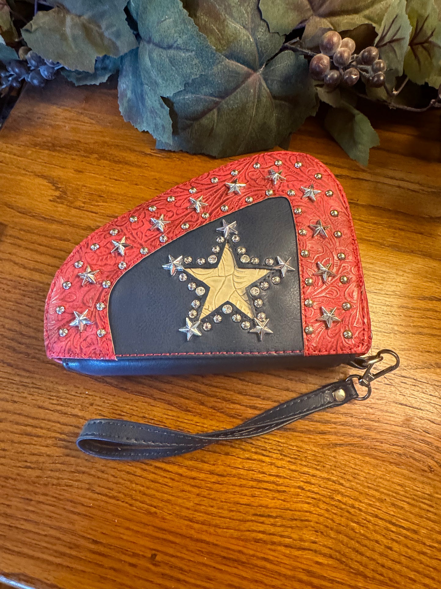 Star Red white Blue Studded Non Conceal Case