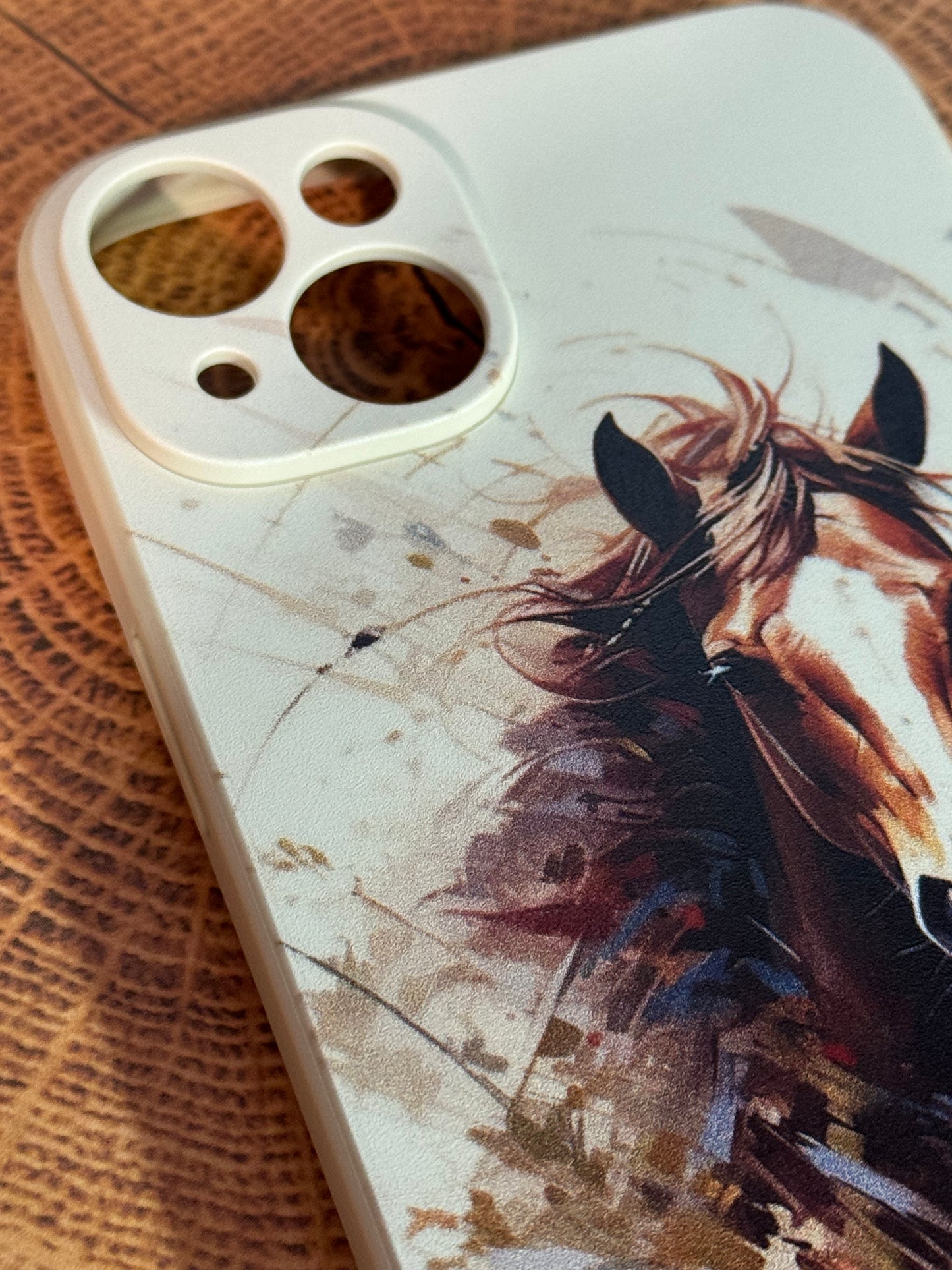 iPhone 14 or 15 Horse Galloping Soft Case