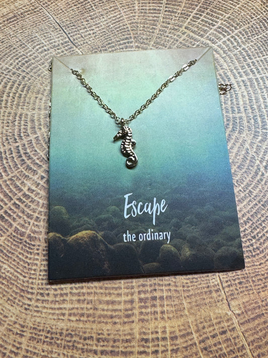 Sea Horse Gold Necklace