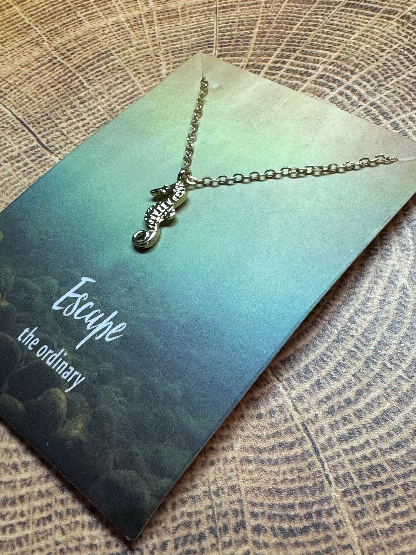 Sea Horse Gold Necklace