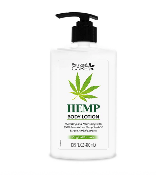 Hemp Body Lotion Full Size Bottle with Pump