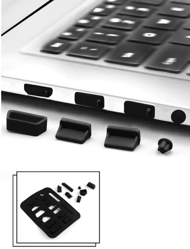 Laptop Dust Cover Plugs 16 piece set