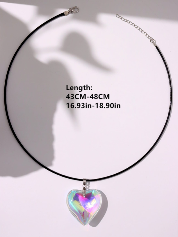Titanic Multicolor Heart Necklace ( choice )