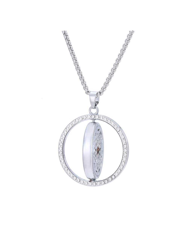 Stainless Steel Owl Pendant Necklace