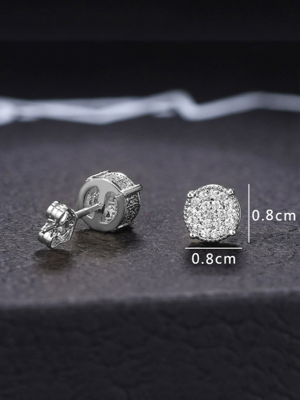 Princess Floral Cubic Zirconia Earrings