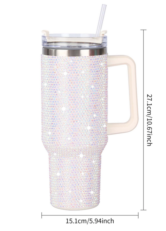 Bling Iridescent 40oz Quencher H2.0 FlowState Stainless Steel Vacuum Insulated Tumbler ( Choose color )