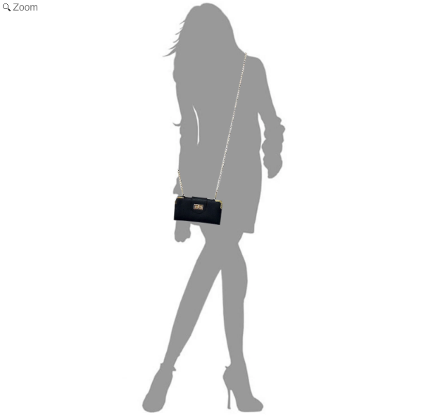 Cow Print Turn Lock Crossbody Wallet