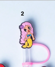 Mermaid Straw Topper for 30 or 40 ounce Tumbler