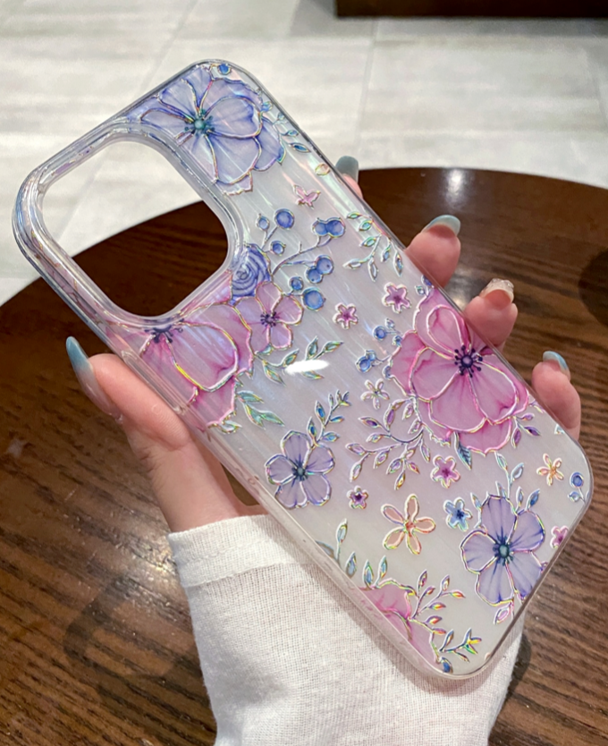 iphone 15 Pro Max Case Floral Pattern Multicolor