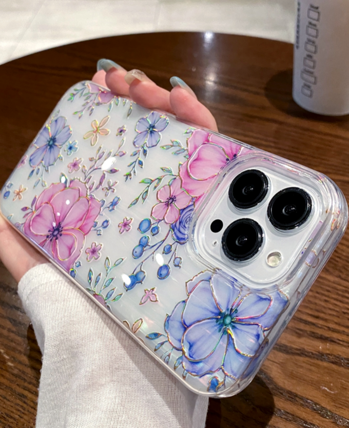 iphone 15 Pro Max Case Floral Pattern Multicolor