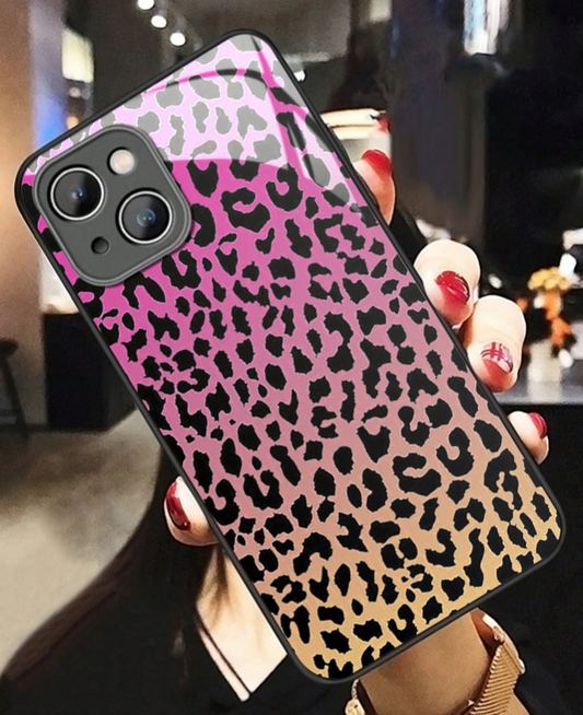 iPhone 14 Plus Leopard Print Colorful Patter Soft Case