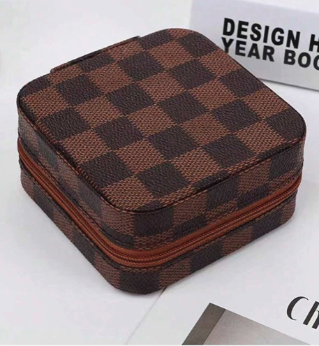 Fashion Square Jewelry Box Storage Multicolor Travel