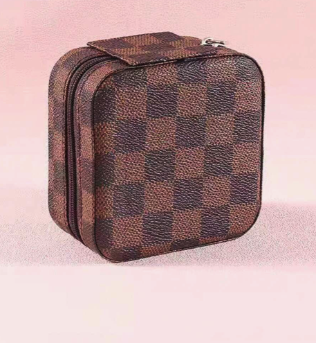 Fashion Square Jewelry Box Storage Multicolor Travel