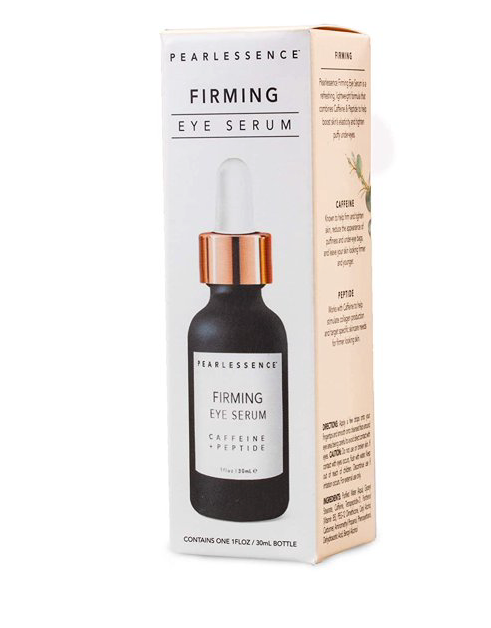 Pearlessence Firming Eye Serum with Caffeine + Peptide – Rejuvenates Puffy Eyes