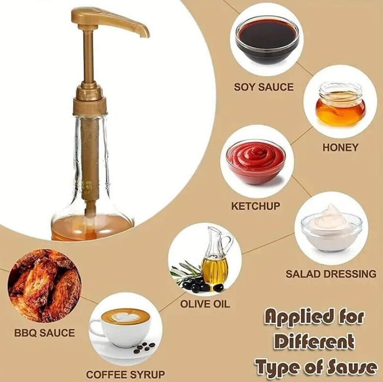 Skinny Syrup Pump for Syrup Bottle 750ml