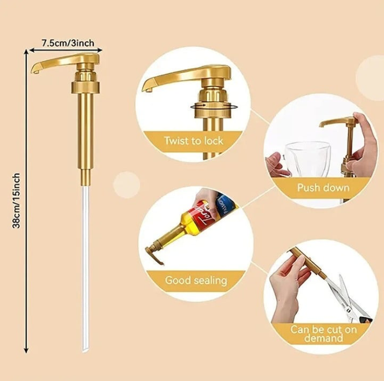 Skinny Syrup Pump for Syrup Bottle 750ml