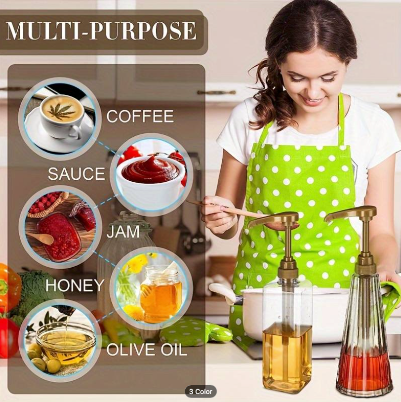 Skinny Syrup Pump for Syrup Bottle 750ml