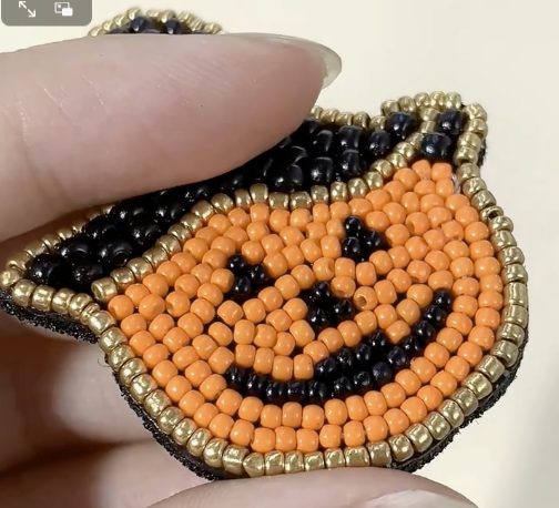 Halloween Pumpkin Witch Multicolor Post Back Earrings