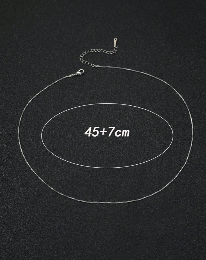 Box Chain Stainless Steel 20.5 inch Necklace