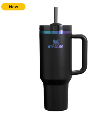 40oz Quencher H2.0 FlowState Stainless Steel Vacuum Insulated Tumbler -Black Chroma