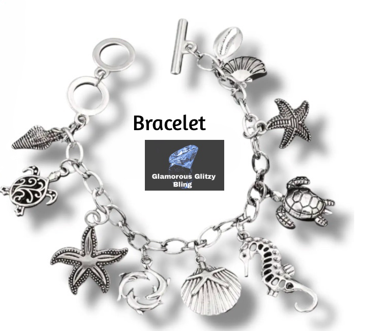 Sea Shell Ocean Charmscape Bracelet