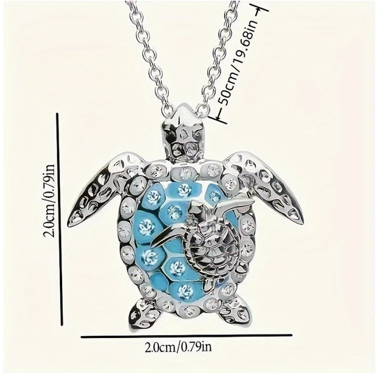 Turtley Togetherness Pendant Necklace