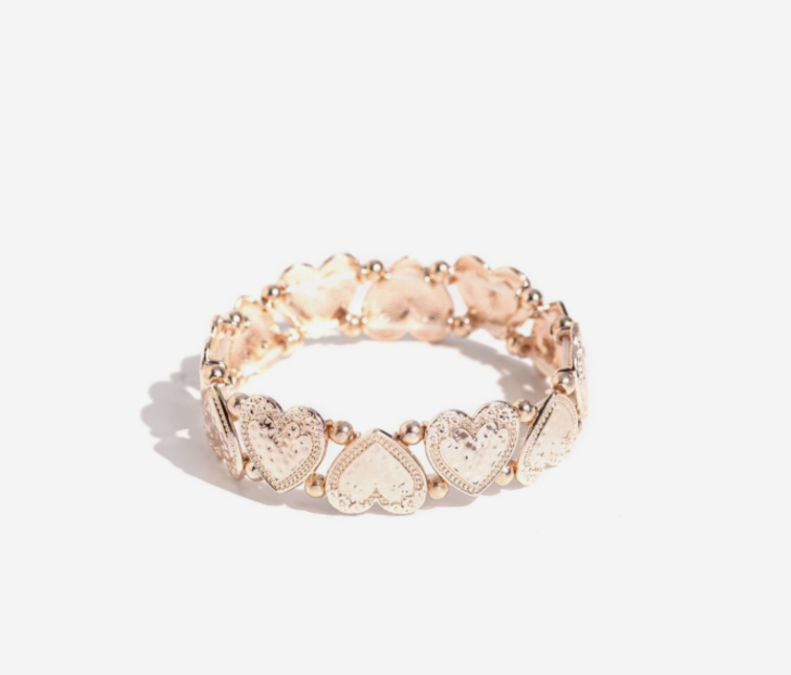 Paparazzi Date Night Deluxe Rose Gold Bracelet