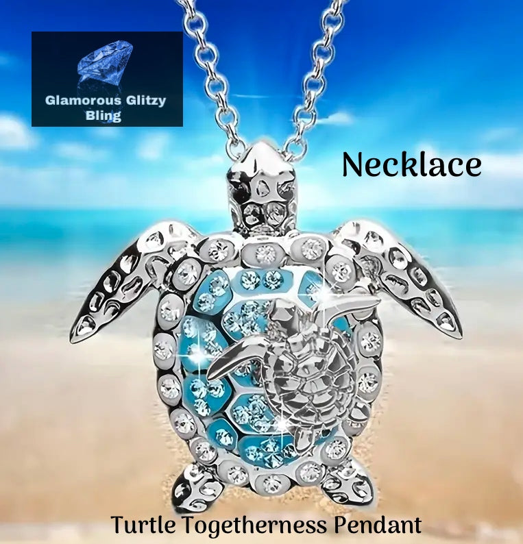 Turtley Togetherness Pendant Necklace