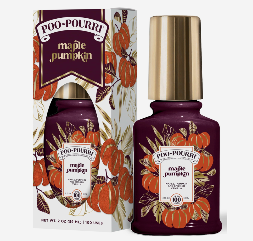 Poo-Pourri Before-You-Go Toilet Spray Maple Pumpkin 2oz - New Scent
