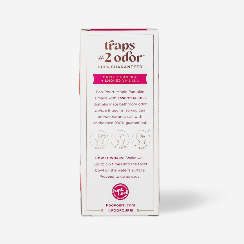 Poo-Pourri Before-You-Go Toilet Spray Maple Pumpkin 2oz - New Scent