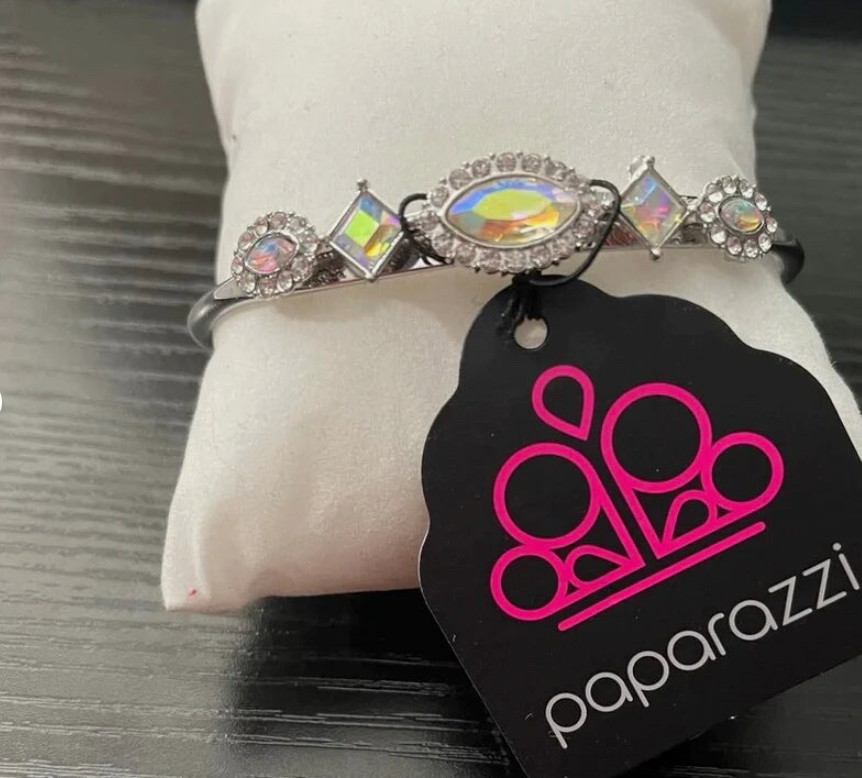 Paparazzi Disarming Dazzle Multi Bracelet ( Iridescent ) plus Mystery piece